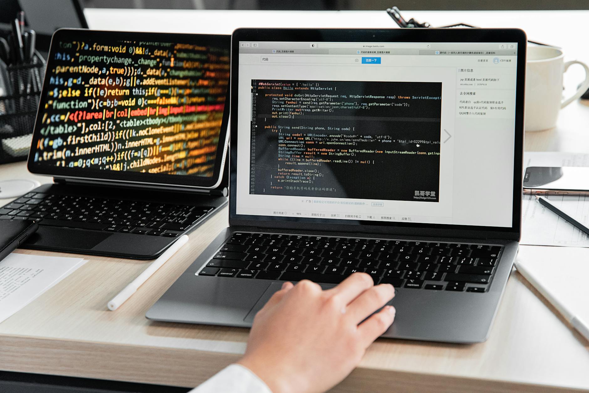 Claude Code terminal session showing code being written and tested automatically