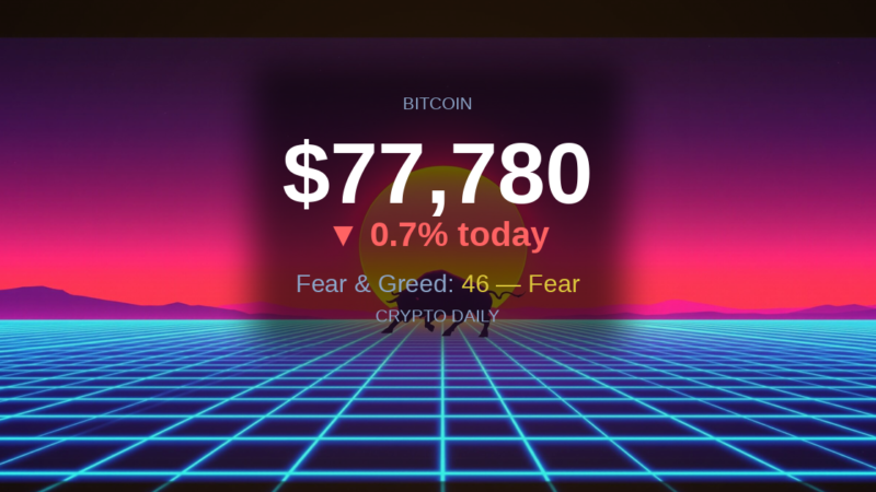 Crypto Daily 2026 04 23 Pm – 23 April 2026 Afternoon Update: Bitcoin Eases From $79K as Altcoins Take Another Hit