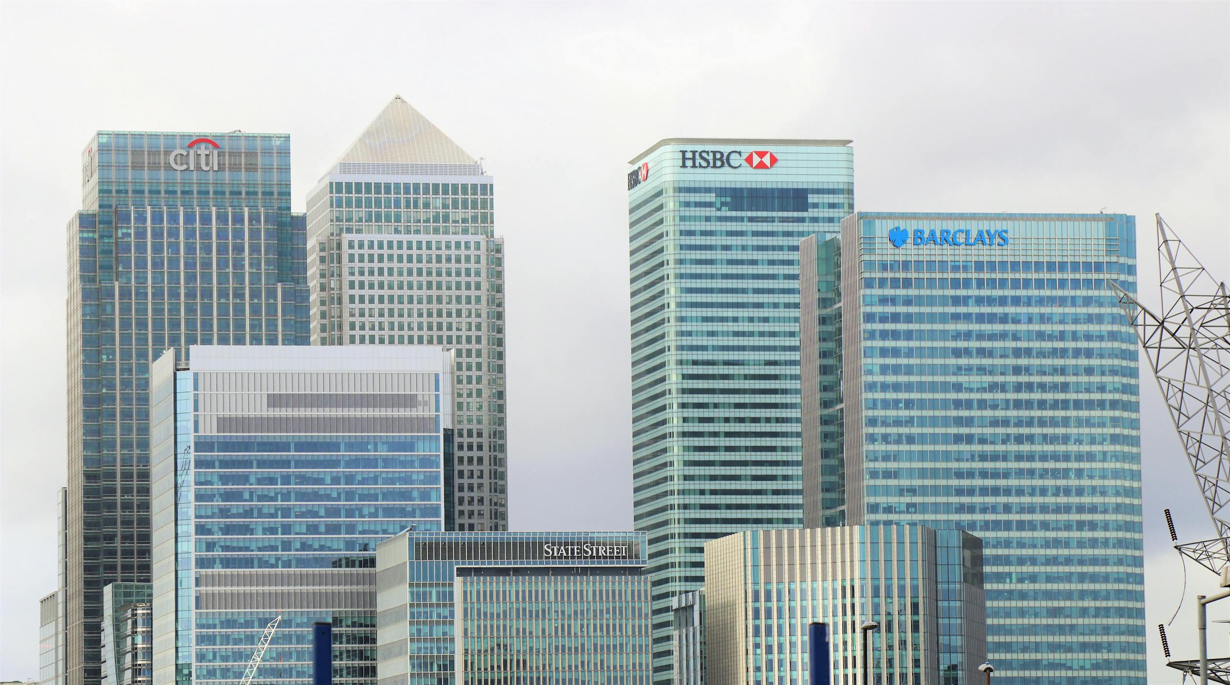Corporate building in the City of London financial district