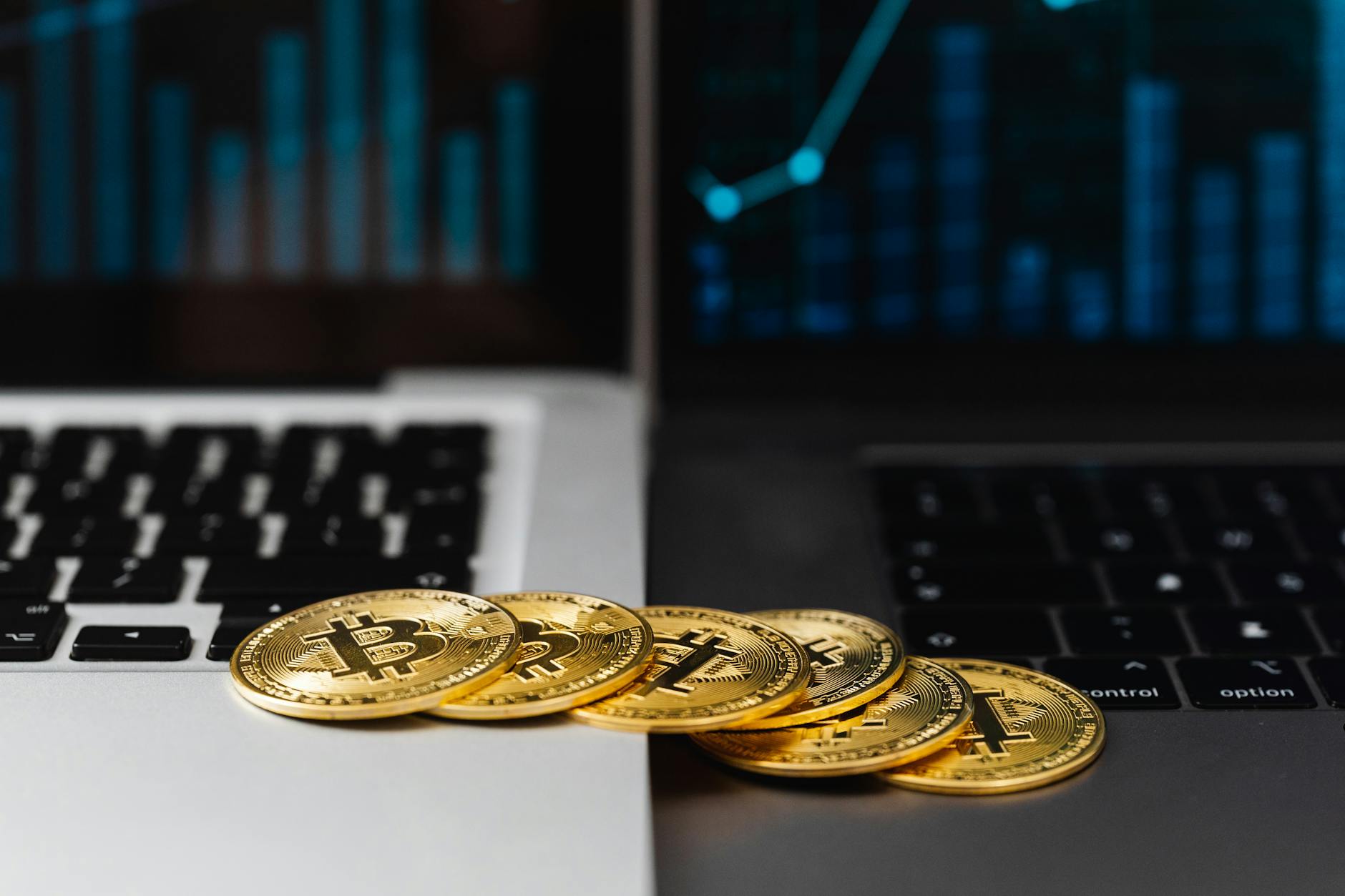 Physical Bitcoin coin on dark background explaining what is cryptocurrency