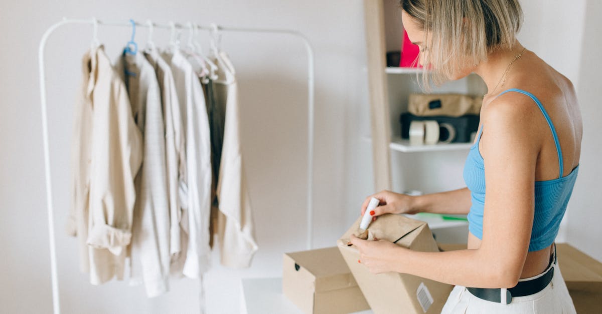 Clothes rail in a retail store, representing fast fashion and high-volume, low-margin business models
