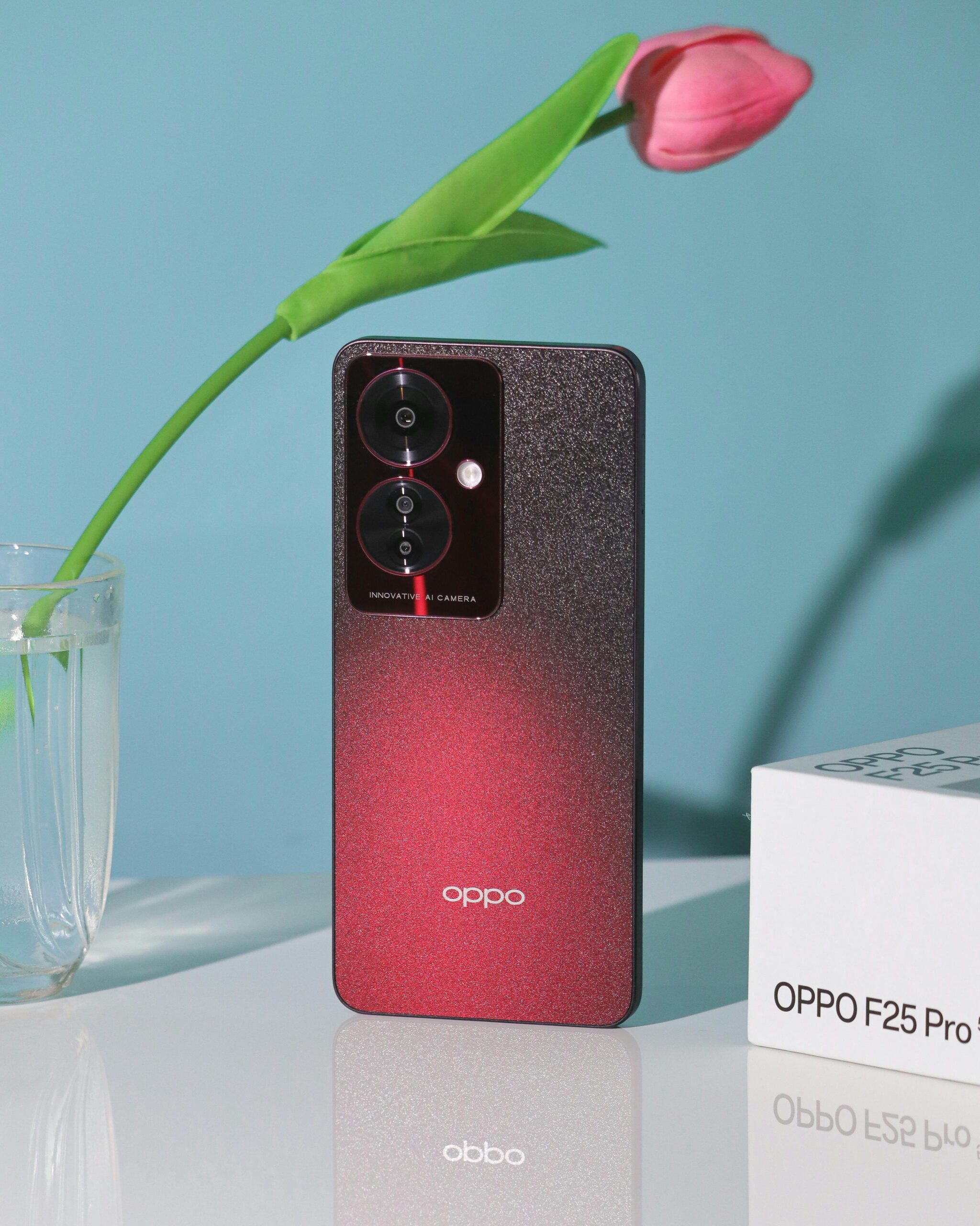 Budget smartphone in hand