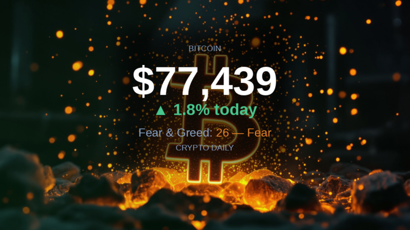 1 May 2026 PM: Bitcoin Drifts Toward $78,000 as Friday Holds the May Open