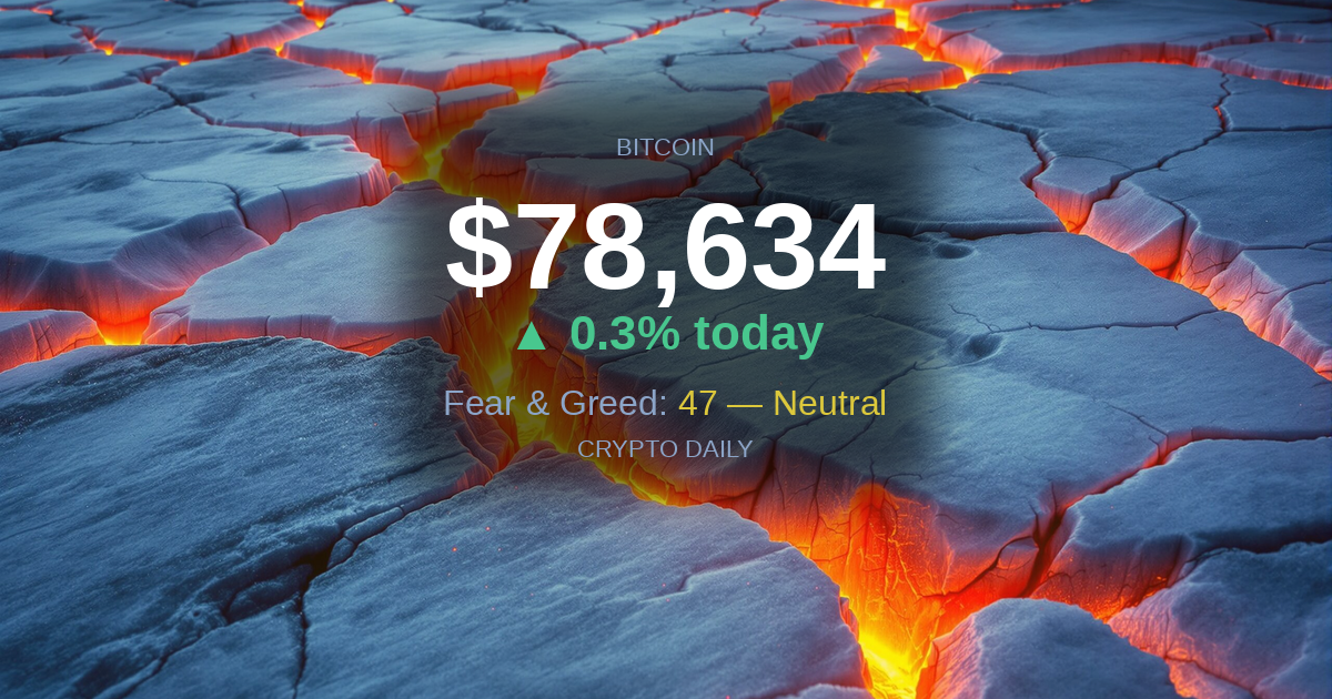 3 May 2026 PM: Tron Outpaces a Quiet Sunday Tape as Bitcoin Pins at $78,600