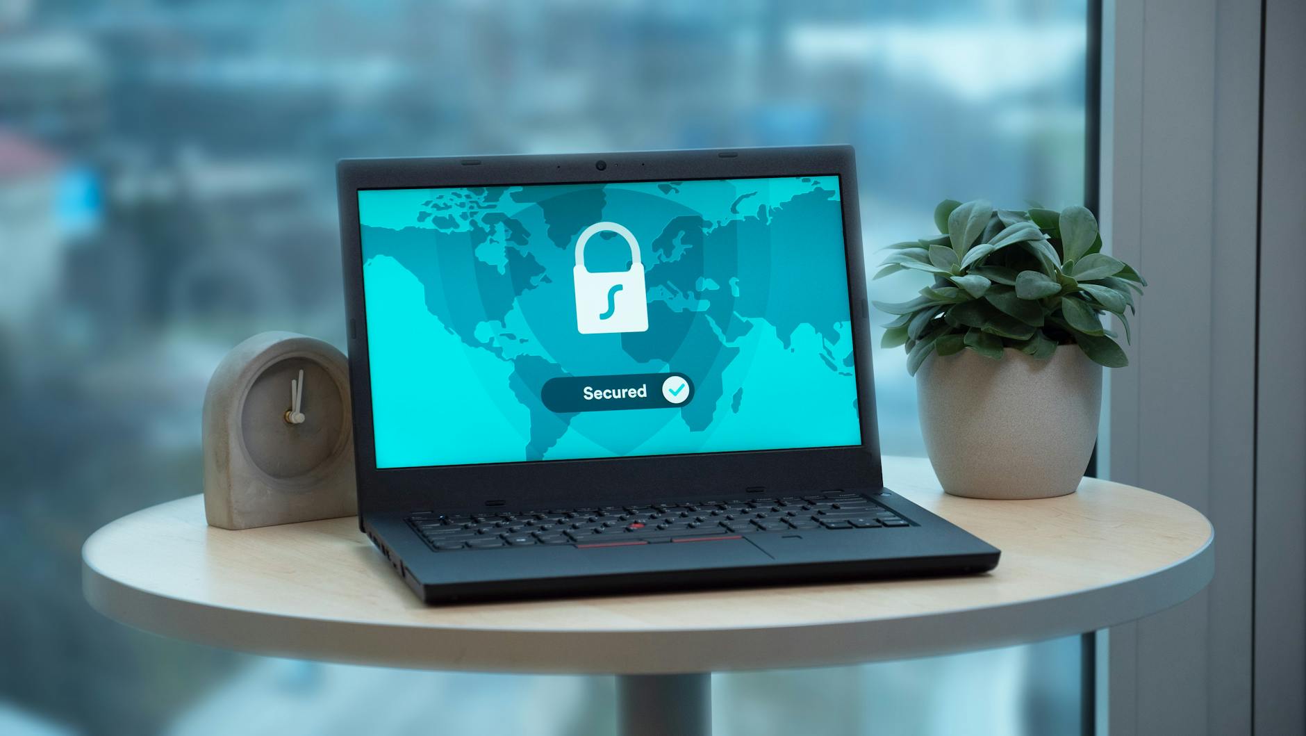 AI cybersecurity technology concept
