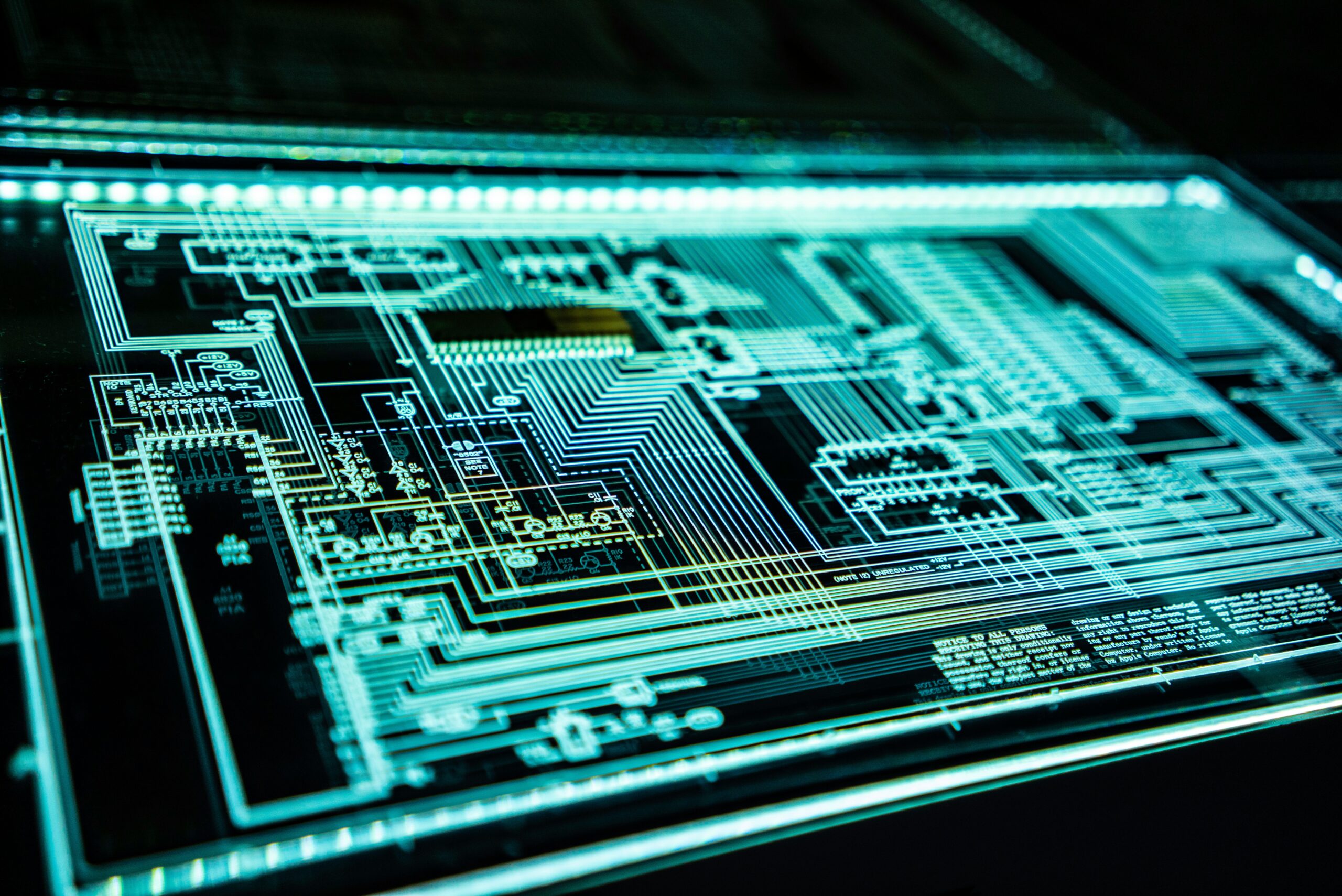 Abstract cybersecurity concept representing software supply chain risks