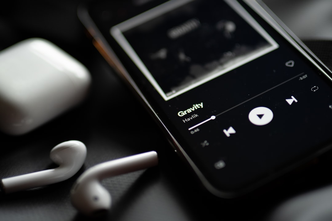 Digital music and AI technology abstract representation