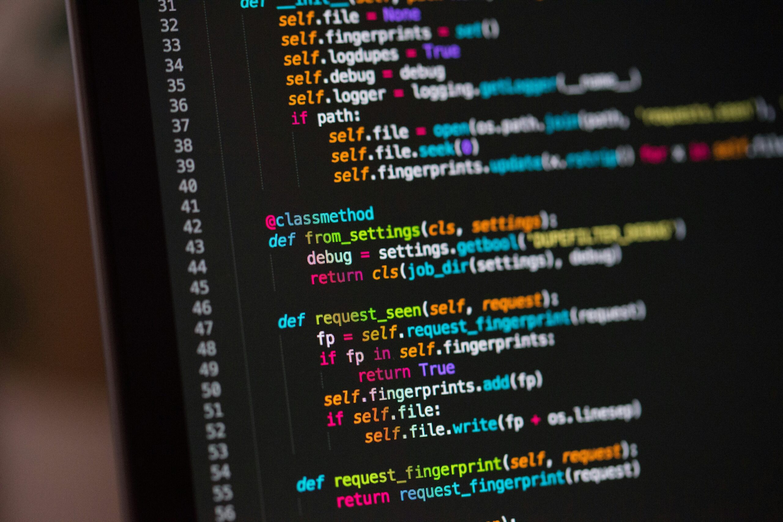 Lines of code on a screen, illustrating the agentic coding workflows now shifting onto mobile devices.