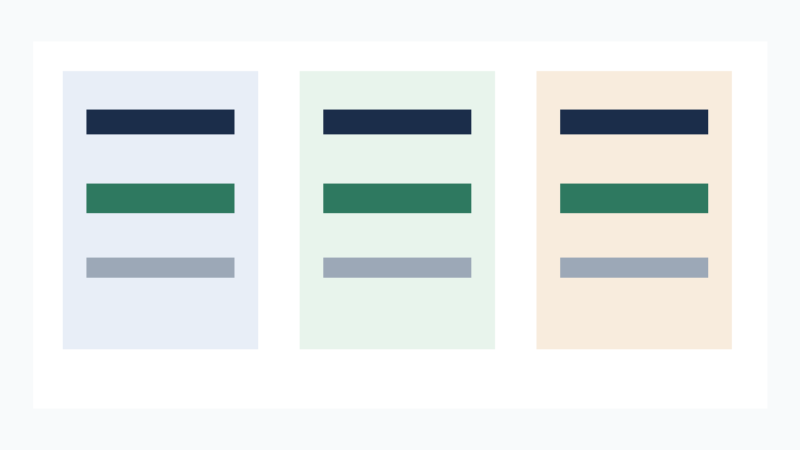 Three panel workflow showing AI access, review and privacy controls