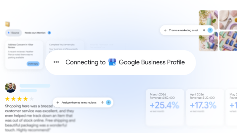 Official Google Gemini business tools announcement image