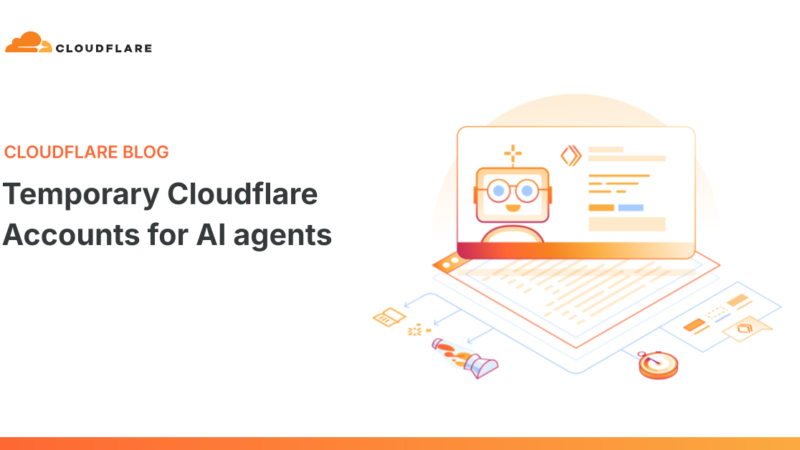 Official Cloudflare image for temporary accounts for AI agents and deployment controls