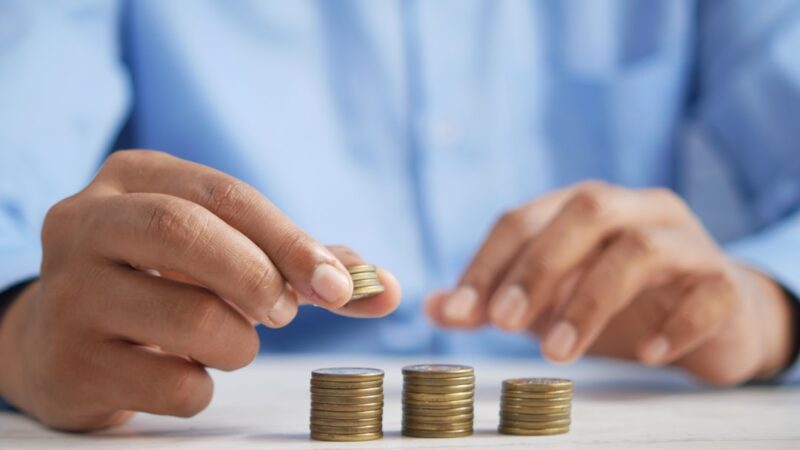 default pension fund explained shown through a simple investing account image