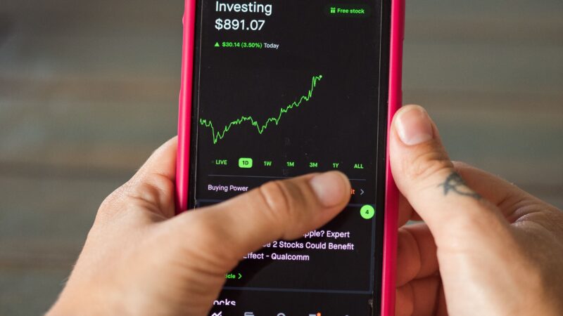 Share-price screen showing a fast move before retail tip-sheet buyers react.