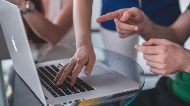 Team checking AI images at work against privacy and brand safety rules