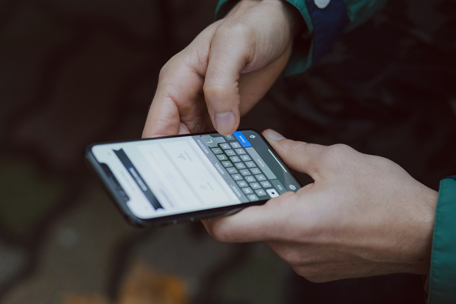 Smartphone messaging interface representing AI agents inside chat apps
