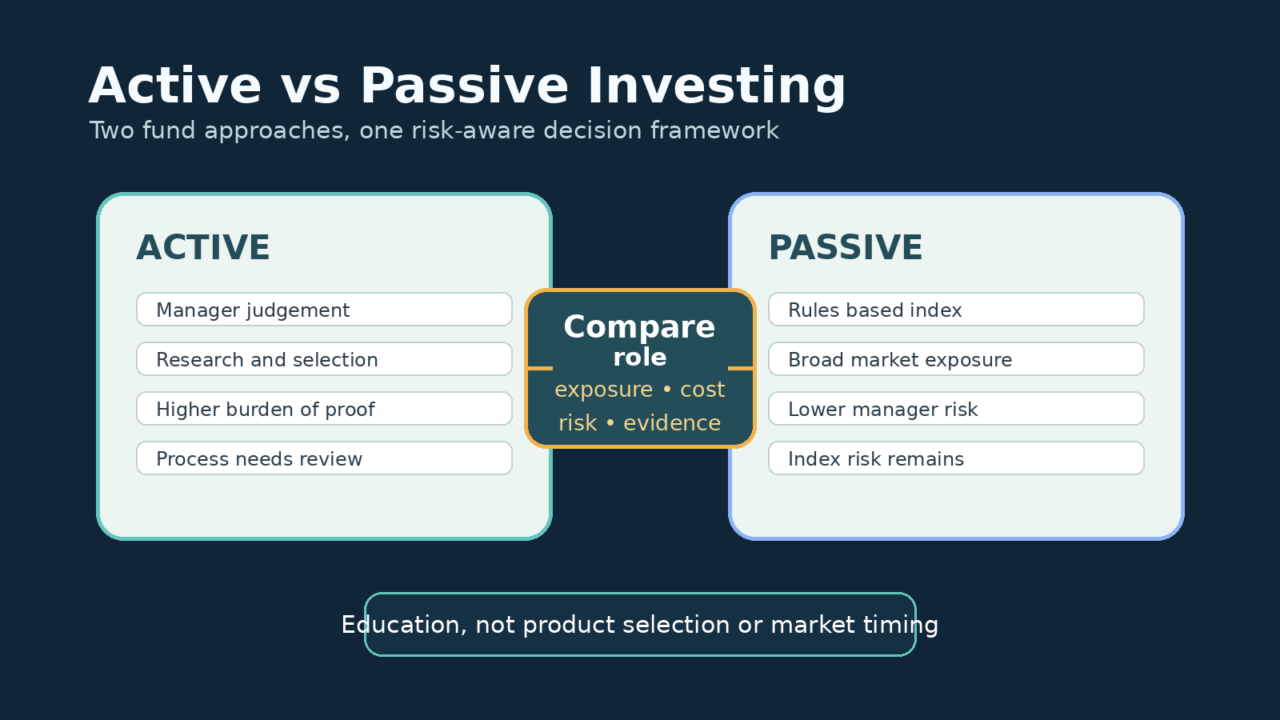 Active vs Passive Investing: The Honest Version